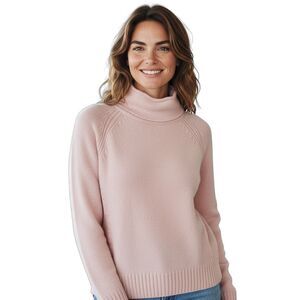 J Crew Womens Bulky Mock Turtleneck Sweater M
